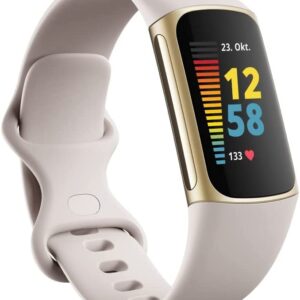 Fitbit Charge 5 Aktivitäts-Tracker mit 6-monatiger Premium-Mitgliedschaft, bis zu 7 Tagen Akkulaufzeit und Tagesform-Index
