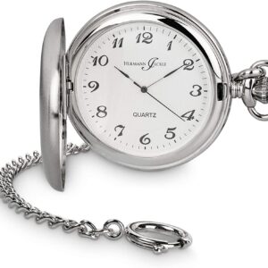 Hermann Jäckle – Todtnau Quarz Taschenuhr für stilvolle Herren I edle Taschenuhr mit hochwertigem Miyota Quarzwerk I Taschenuhr Herren I…