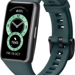 HUAWEI Band 6, 1,47 Zoll OLED-Display, 96 Trainingsmodi, bis zu 2 Wochen Akkulaufzeit, Proaktives Gesundheits-Monitoring, 5ATM, SpO2-Sensor,…