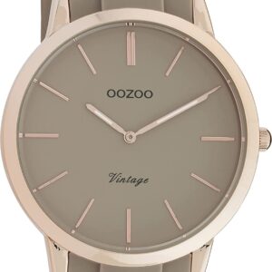 Oozoo Vintage Damen Armbanduhr mit Silikonarmband und 42 MM Durchmesser in verschiedenen Variationen