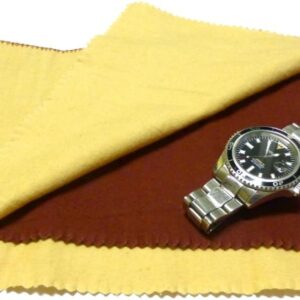 HiGloSwiss 2in1 Uhrenpoliertuch von BULLONGȩ mit Antioxidansschichten