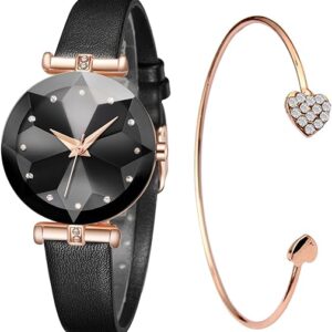 CIVO Damen Uhr Wasserdicht Minimalistisch Analog Quarz Lederarmband Armbanduhr Damen Elegant Beiläufig Quarzuhr für Damen Mode Kreative Damenuhr