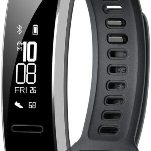 HUAWEI Band 2 Pro Fitness-Tracker (GPS, Bluetooth, Herzfrequenzmessung, wasserdicht bis 5 ATM) schwarz