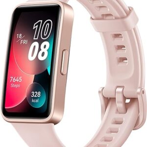 HUAWEI Band 8 Smartwatch, Ultraflaches Design, Schlaf-Tracking, 2 Wochen Akkulaufzeit,Gesundheits- und Fitness-Tracker, Kompatibel mit Android & iOS, Deutsche Version, Sakura Pink