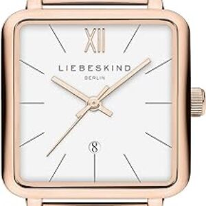 Liebeskind Berlin Damen Analog Quarz Uhr mit Edelstahl Armband
