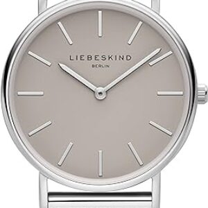 Liebeskind Damen Analog Quarz Armbanduhr mit Edelstaharmband