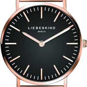 Liebeskind Damen Analog Quarz Armbanduhr mit Edelstahlarmband