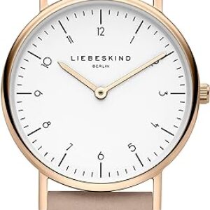 Liebeskind Damen Analog Quarz Armbanduhr mit Lederarmband