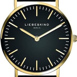 Liebeskind Damen Analog Quarz Uhr mit Lederarmband