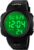 Herren Digital Uhren,50 m Wasserdicht Freizeit Outdoor Armbanduhr mit Wecker Stoppuhr, Läuft mit LED – Digitaluhren für Männer.