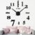 iKALULA DIY Wanduhr, DIY 3D Wanduhren Modern Design Acryl Wanduhren Wandtattoos Dekoration Uhren für Büro Wohnzimmer Schlafzimmer Uhr Geschenk Home…